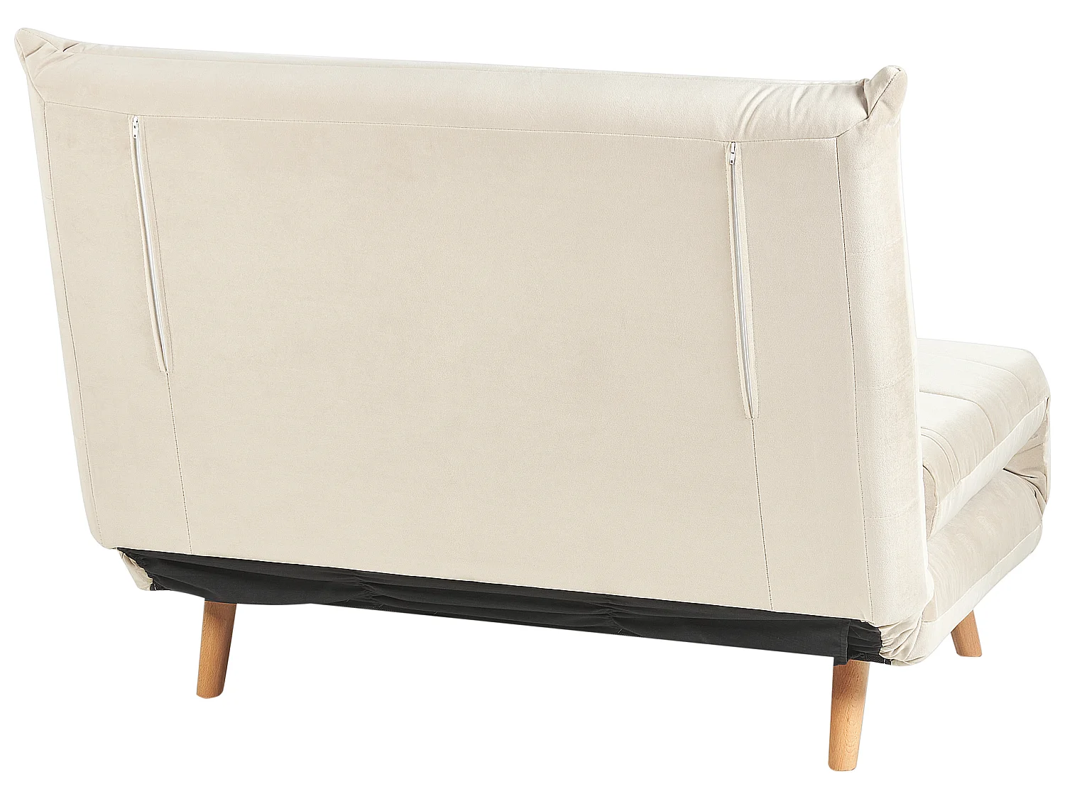 Fauteuil convertible SETTEN Velours Beige clair