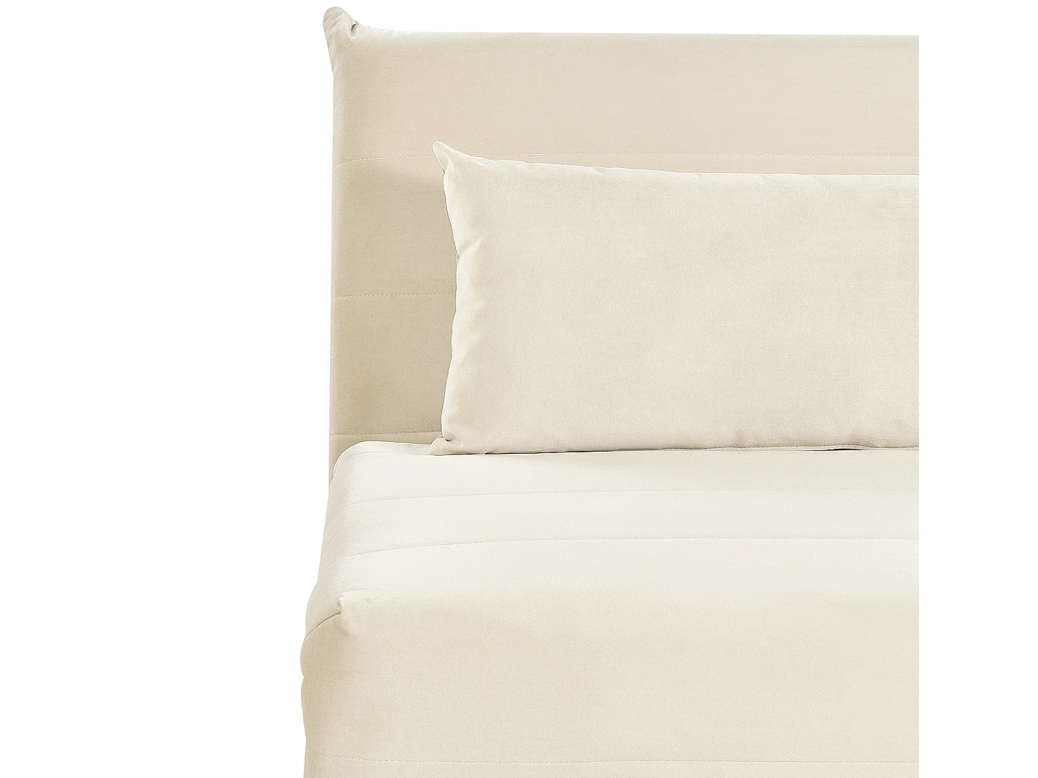 Fauteuil convertible SETTEN Velours Beige clair