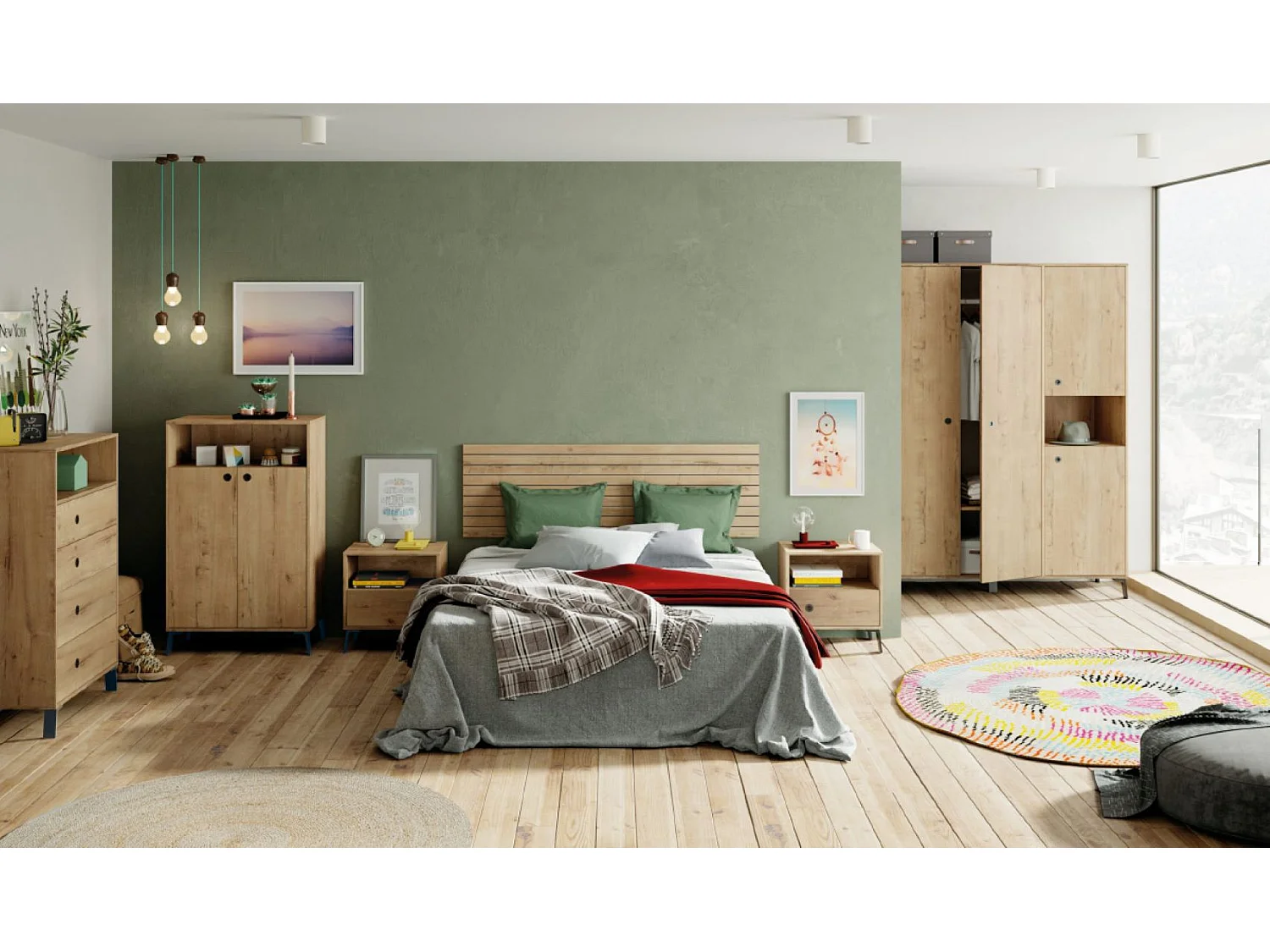 Tête de lit coloris chêne doré - Longueur 160 x Profondeur 1,60 x hauteur 50 cm