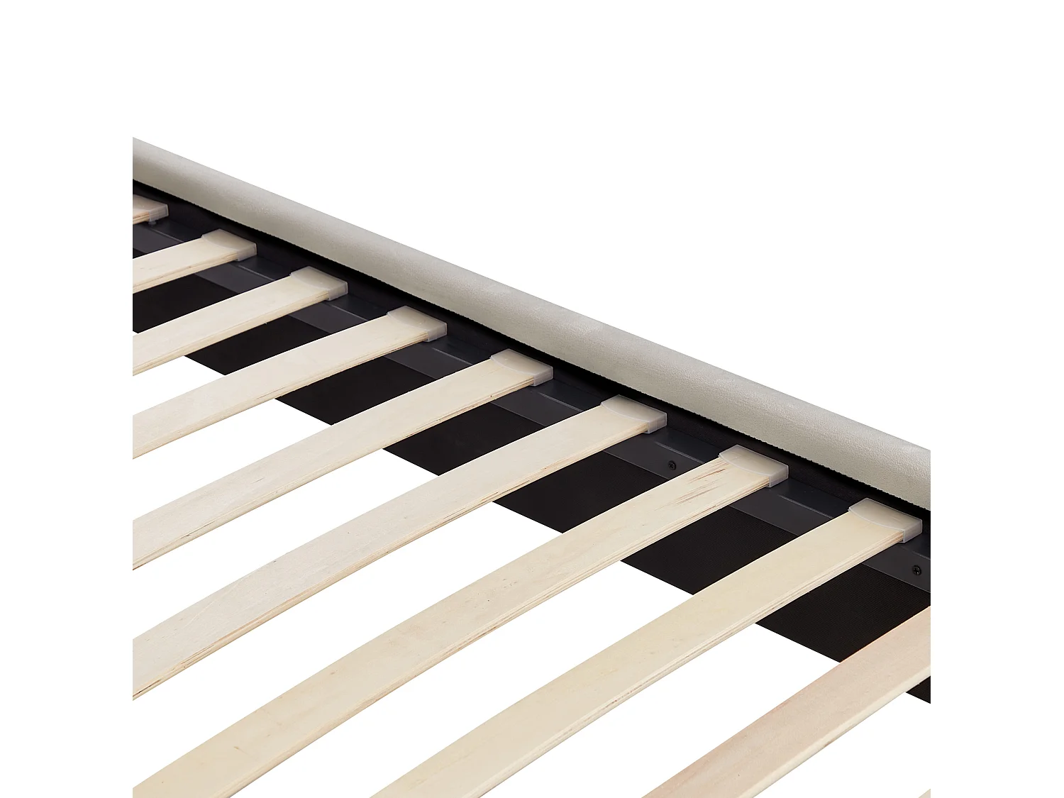 Bed Fluweel LUNAN 180 x 200 cm Taupe