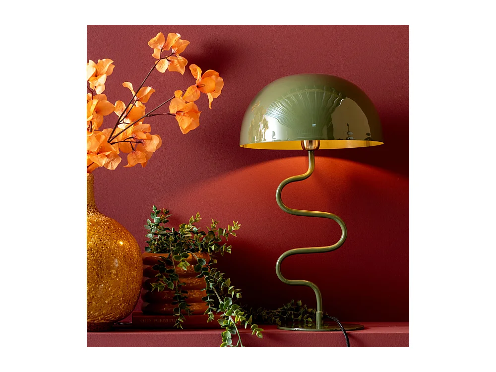 Lámpara de mesa Twist - Verde jungla