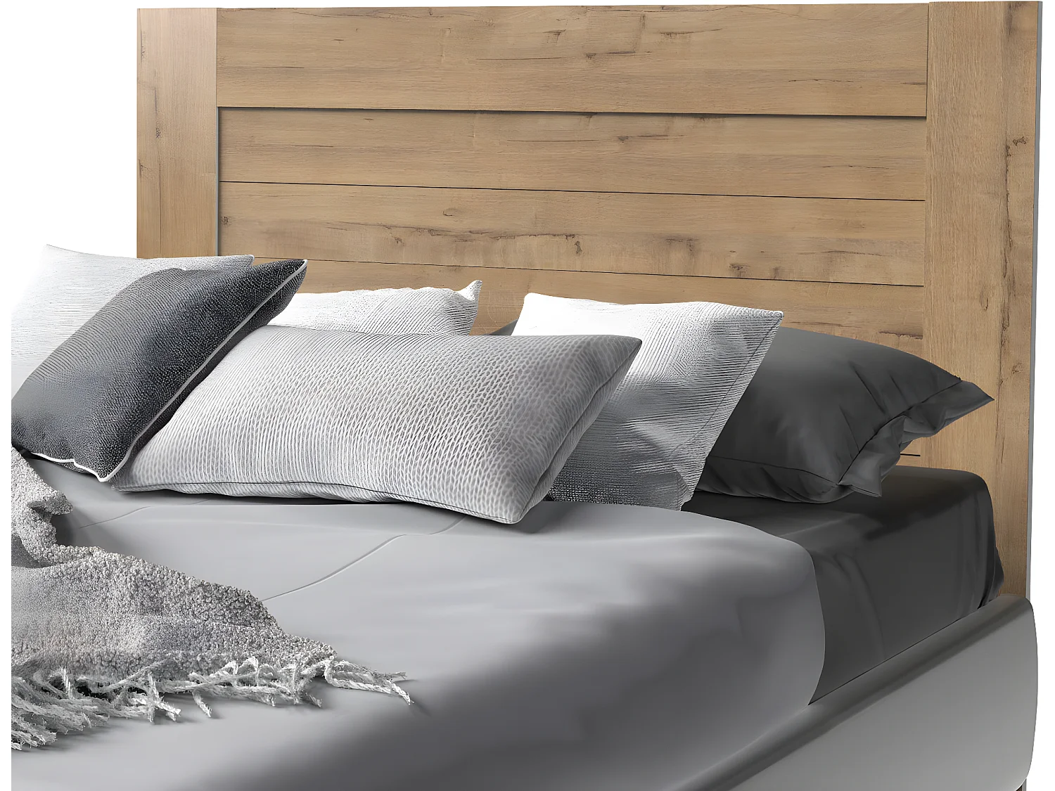 Tête de lit coloris chêne doré - Longueur 164  x Profondeur 2,2 x hauteur 106 cm