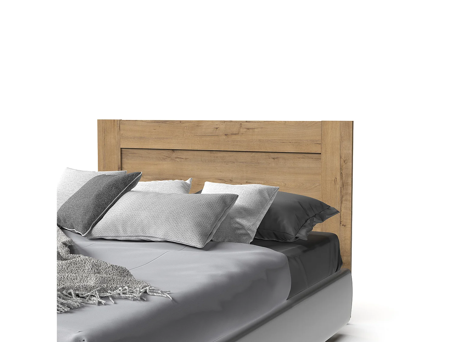 Tête de lit coloris chêne doré - Longueur 164  x Profondeur 2,2 x hauteur 106 cm