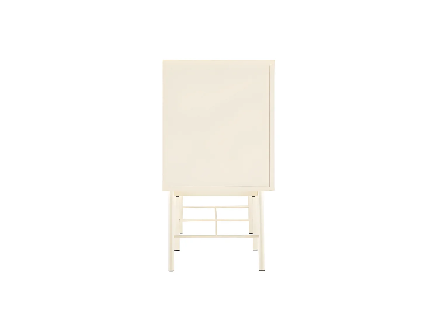 Molly - Buffet 4 portes en bois et métal L180cm - Crème