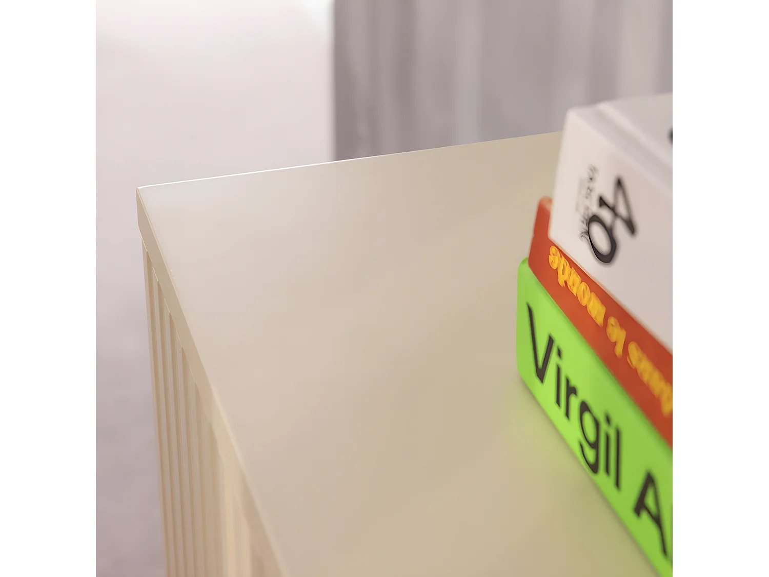 Molly - Buffet 4 portes en bois et métal L180cm - Crème