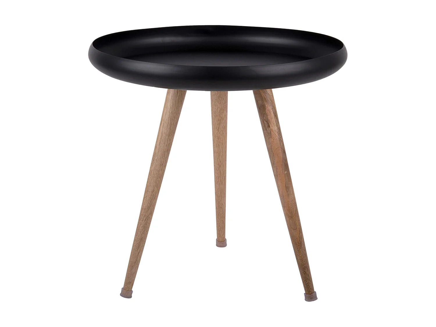 Set de 3 tables d'appoint Mango Wood Noir  Present Time