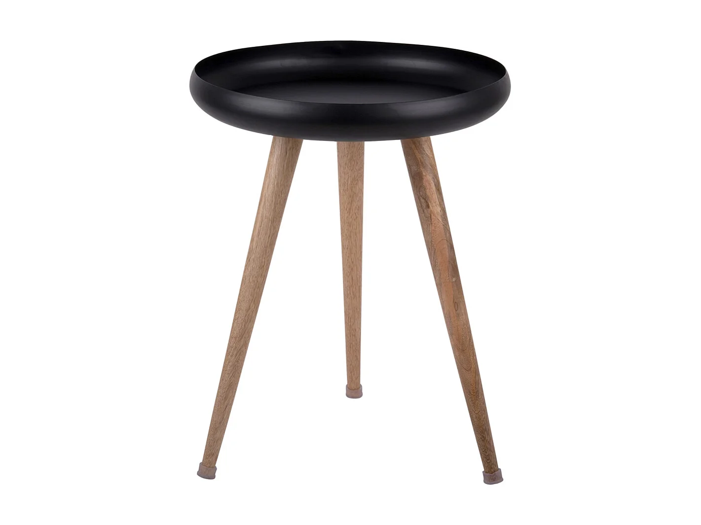 Set de 3 tables d'appoint Mango Wood Noir  Present Time