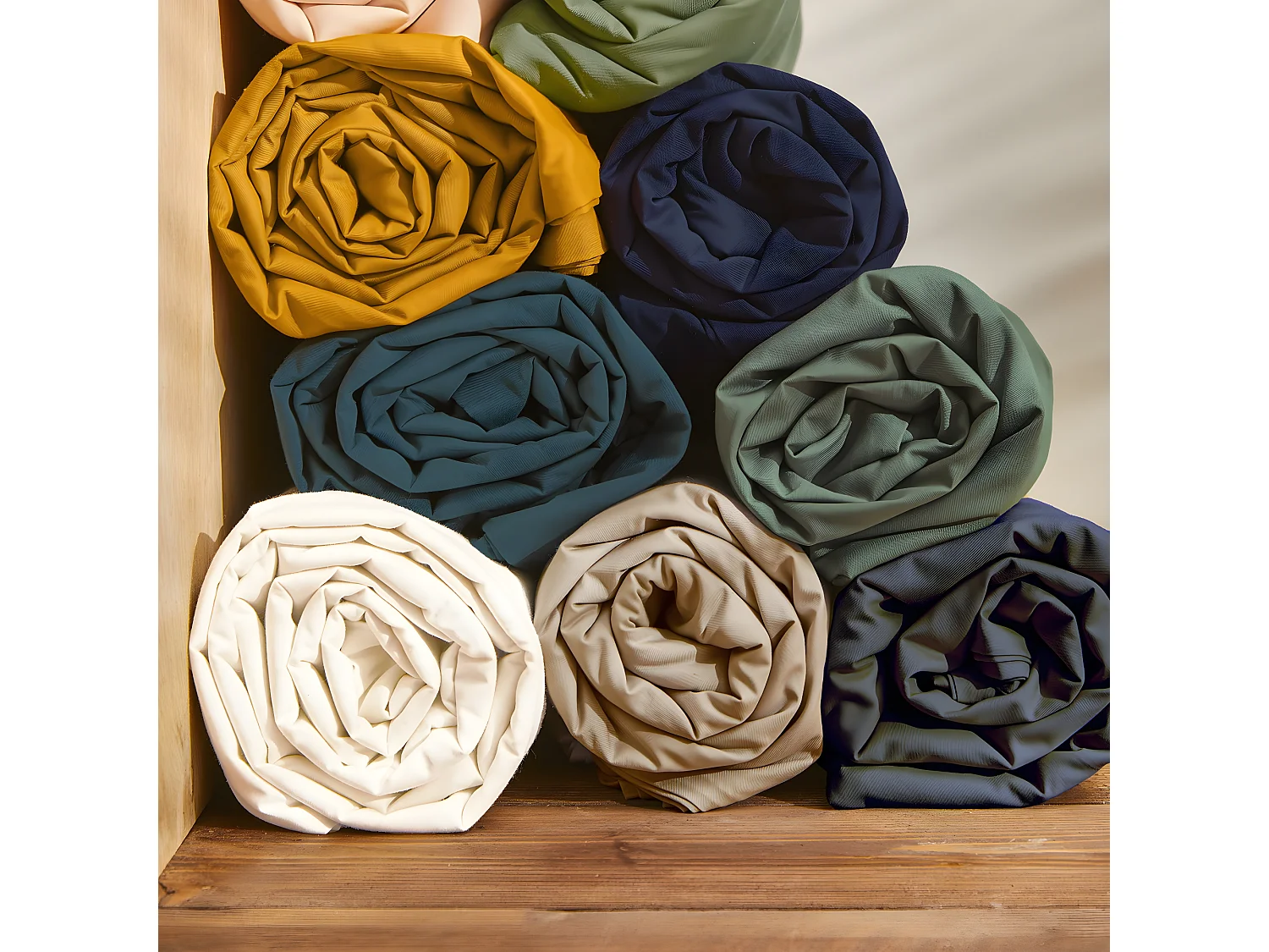 Parure de lit 2 personnes végétal réversible unie 240x220cm