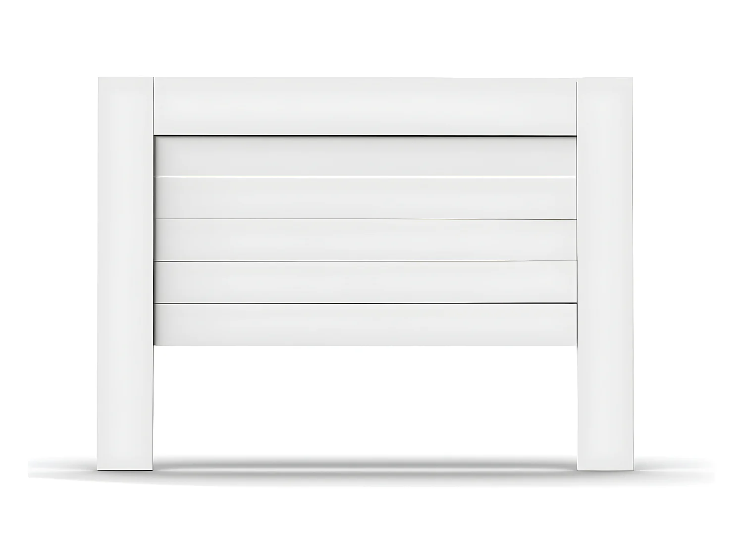 Tête de lit coloris blanc - Longueur 164 x Profondeur 2,2 x hauteur 120  cm