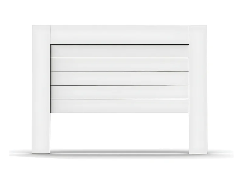 Tête de lit coloris blanc - Longueur 164 x Profondeur 2,2 x hauteur 120  cm