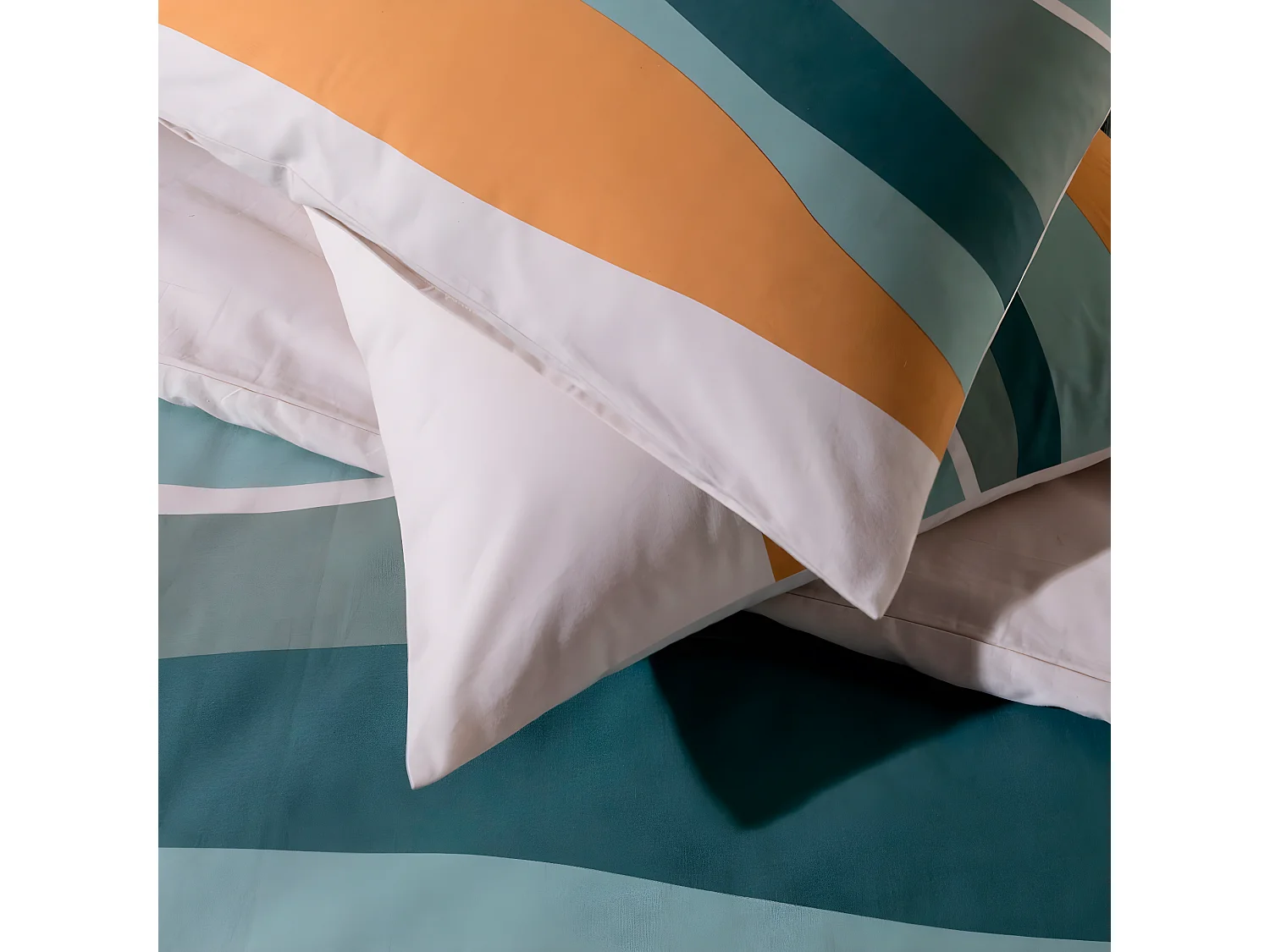 Parure de lit 2 personnes paysage réversible 260x240cm