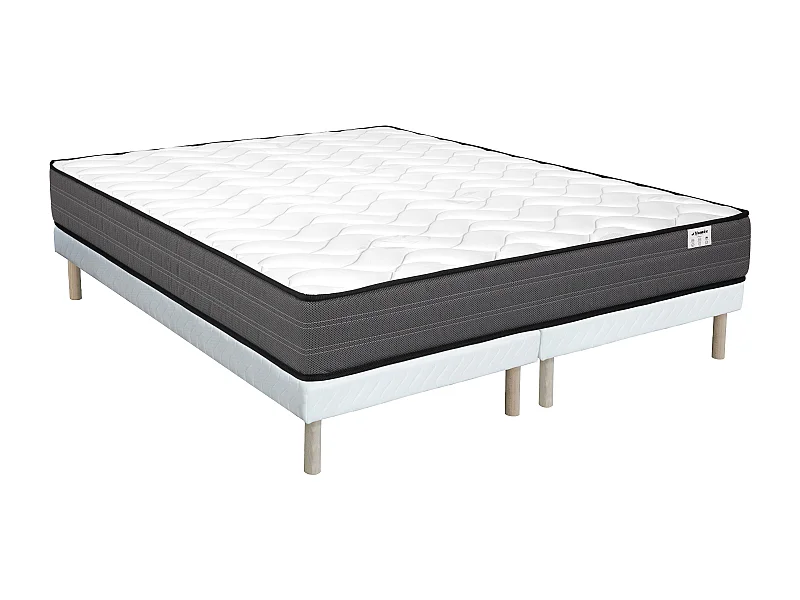 Set 180 x 200 cm Rete a doghe + Materasso molle insacchettate  - AMBRACIE di YSMÉE