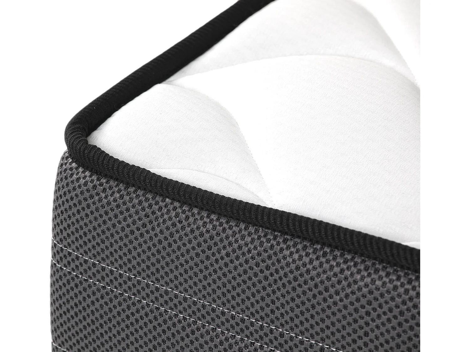 Ensemble 180 x 200 cm sommier + matelas ressorts ensachés ép.20cm - AMBRACIE de YSMÉE