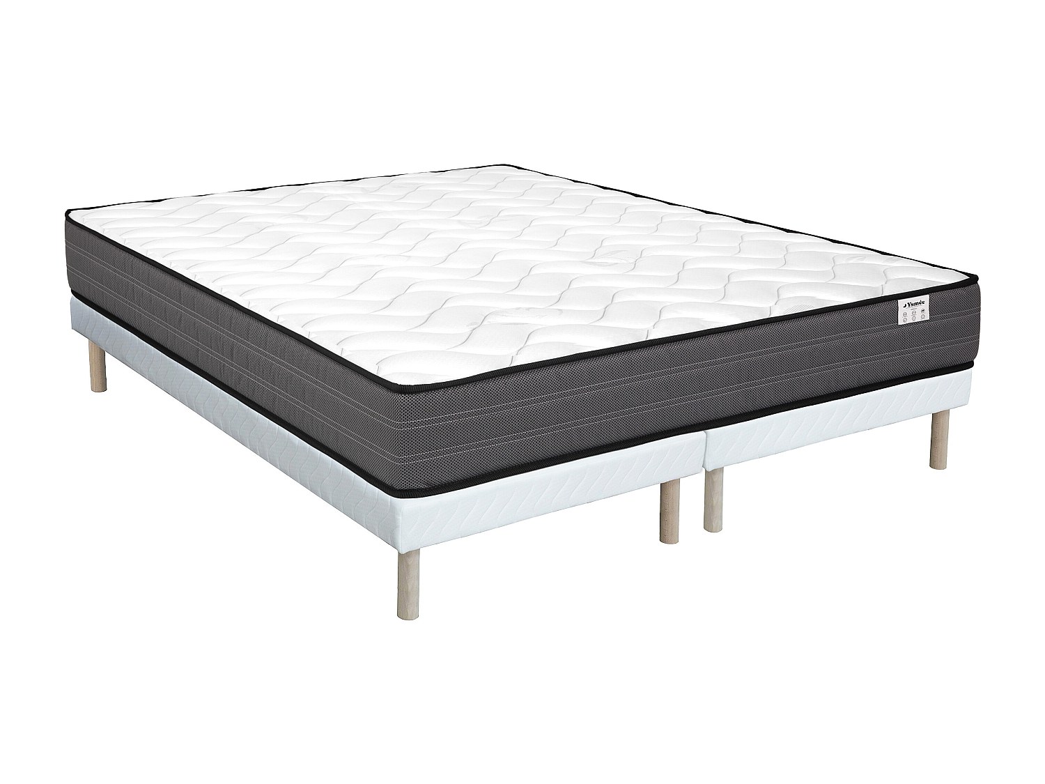 Komplett-Set - 180 x 200 cm - Bettgestell + Taschenfederkernmatratze - Stär günstig online kaufen