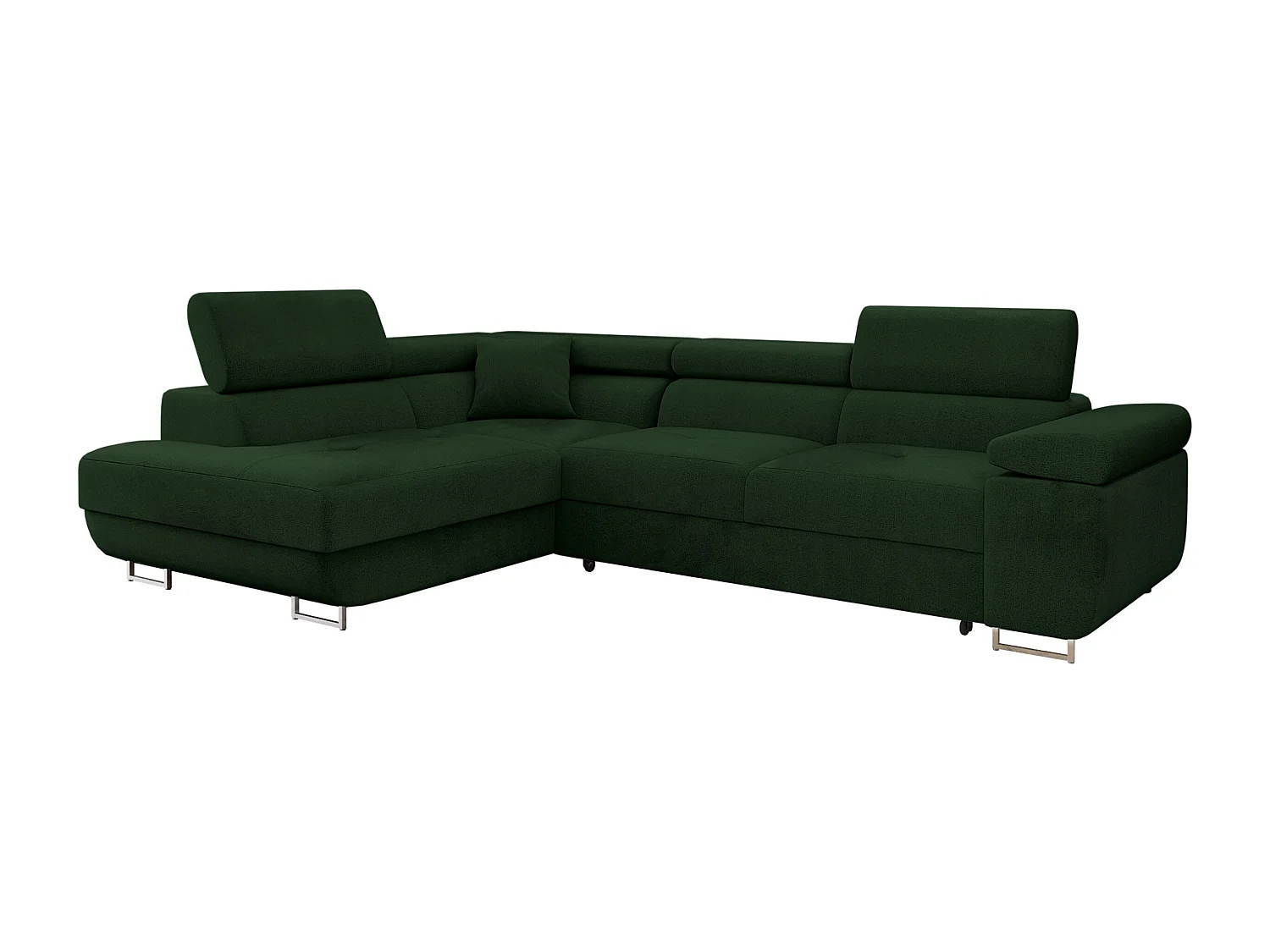 Divano angolare Comfivo Vinetum, Verde, Con, 274x203x70cm