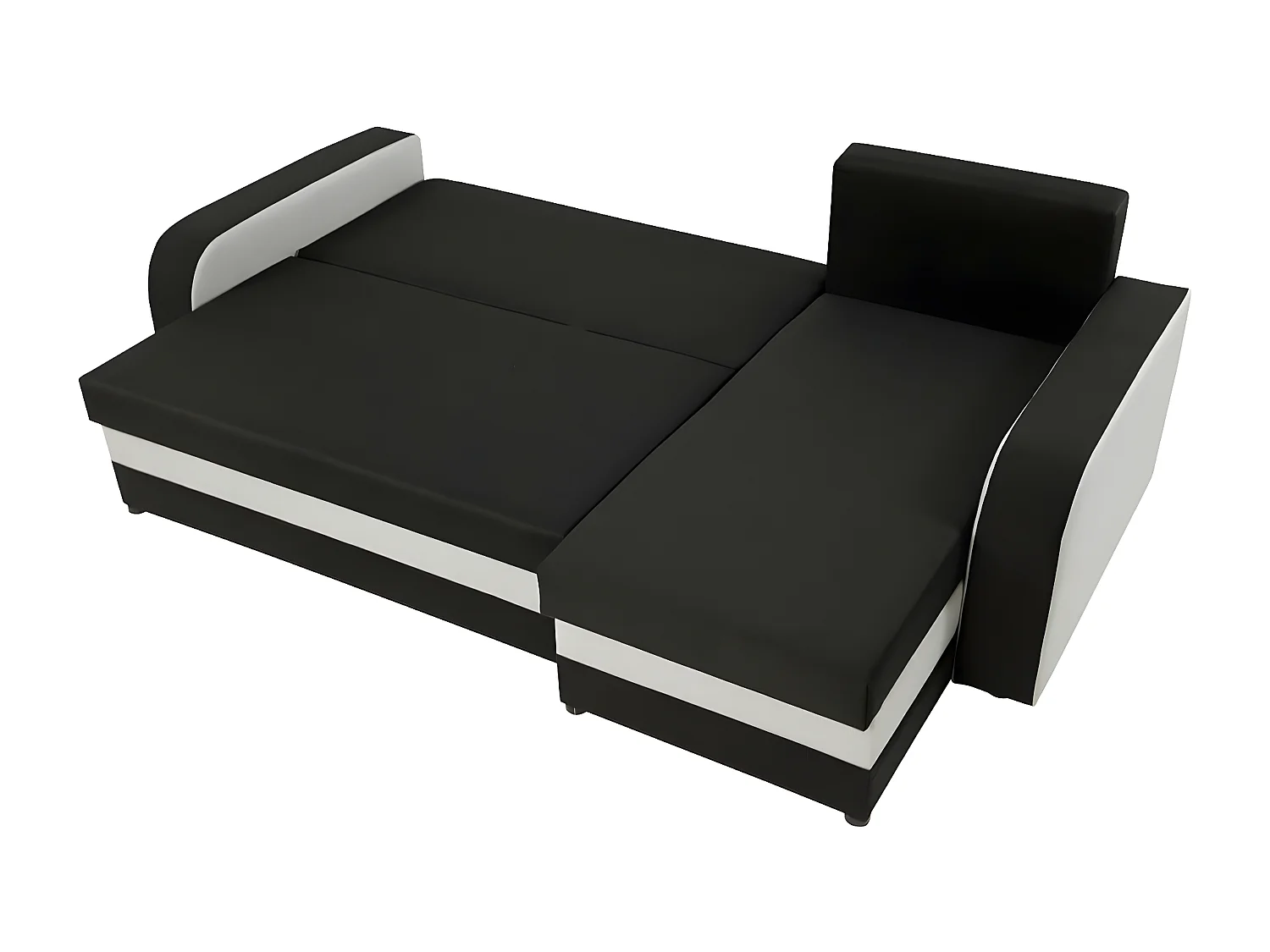 Canapé d'angle Comfivo 135, Marron, Fonction de couchage, Boîte de literie, 238x147x80cm