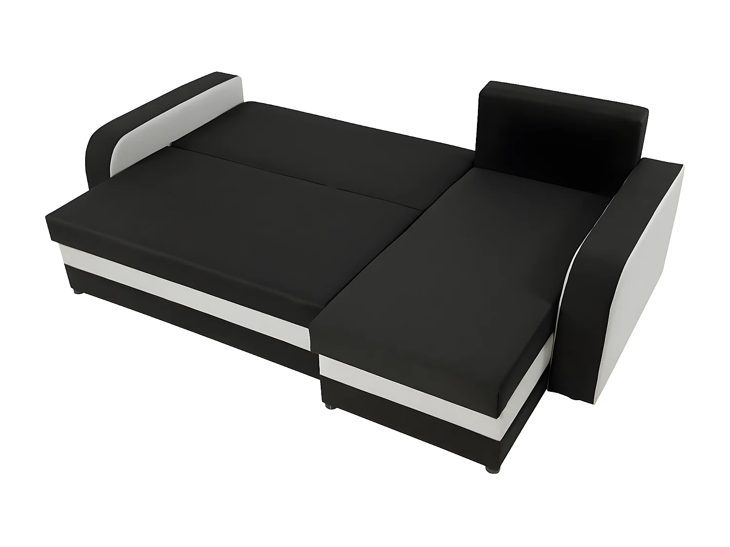 Sofá rinconero Comfivo 135, Gris, Función de descanso, Almacenaje, 238x147x80cm