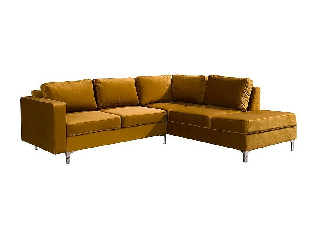 Sofá rinconero Providence 139, Amarillo, 236x212x81cm