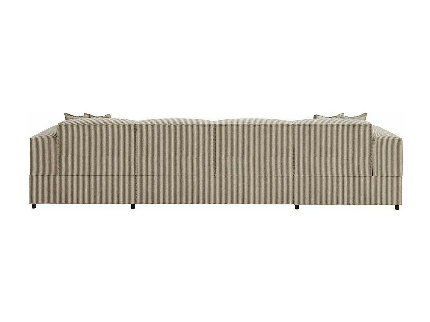 Canapé d'angle Clovis 115, Brun clair, Disponible, 320x166x79cm