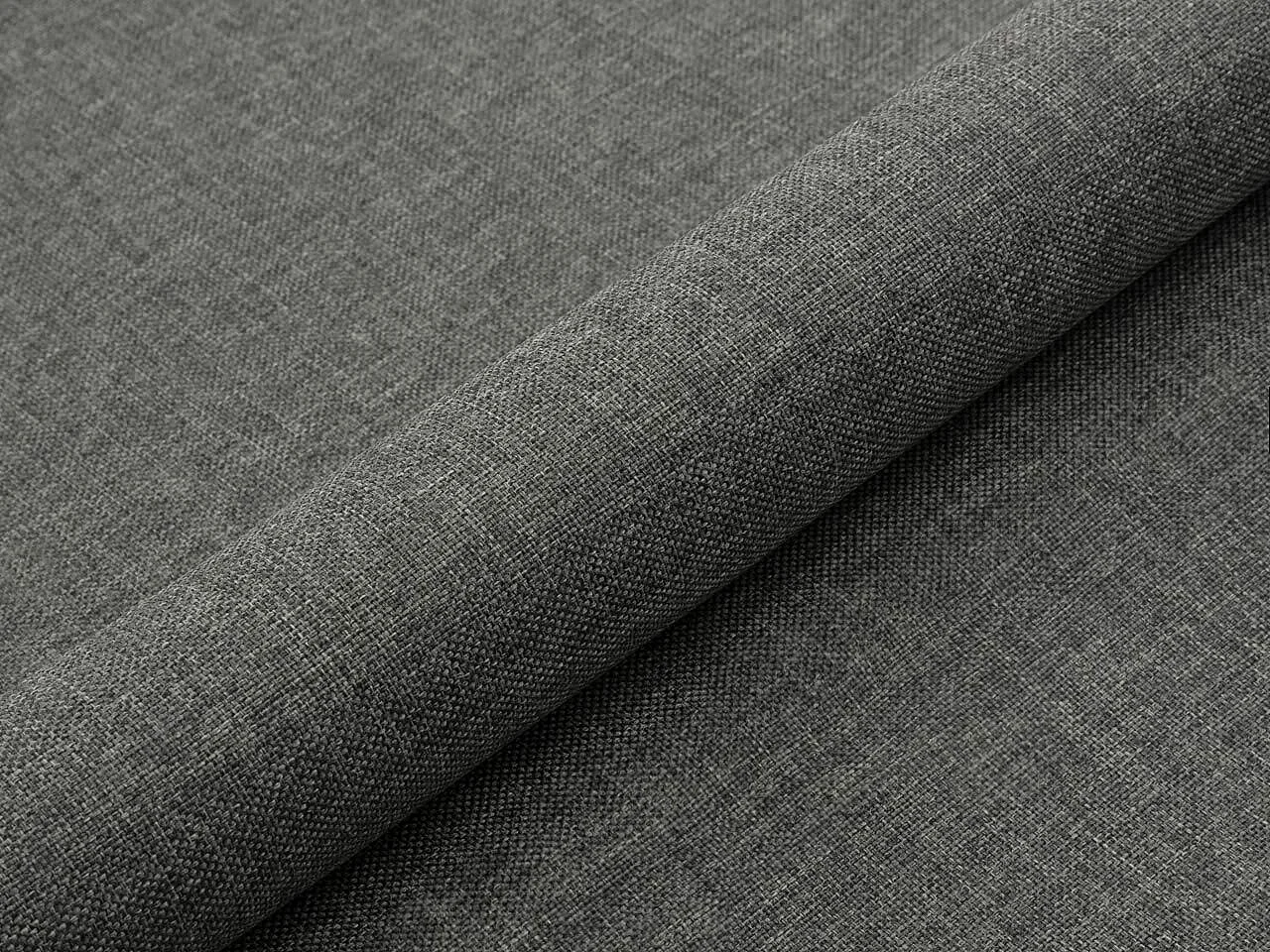 Canapé d'angle Memphis 123, Gris, Fonction de couchage, Boîte de literie, 242x139x83cm