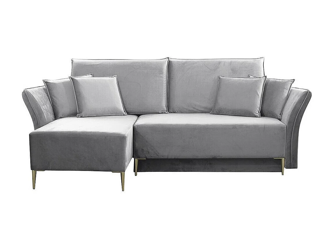 Sofá de canto Providence 146, Cinzento, Funcionalidade de dormir