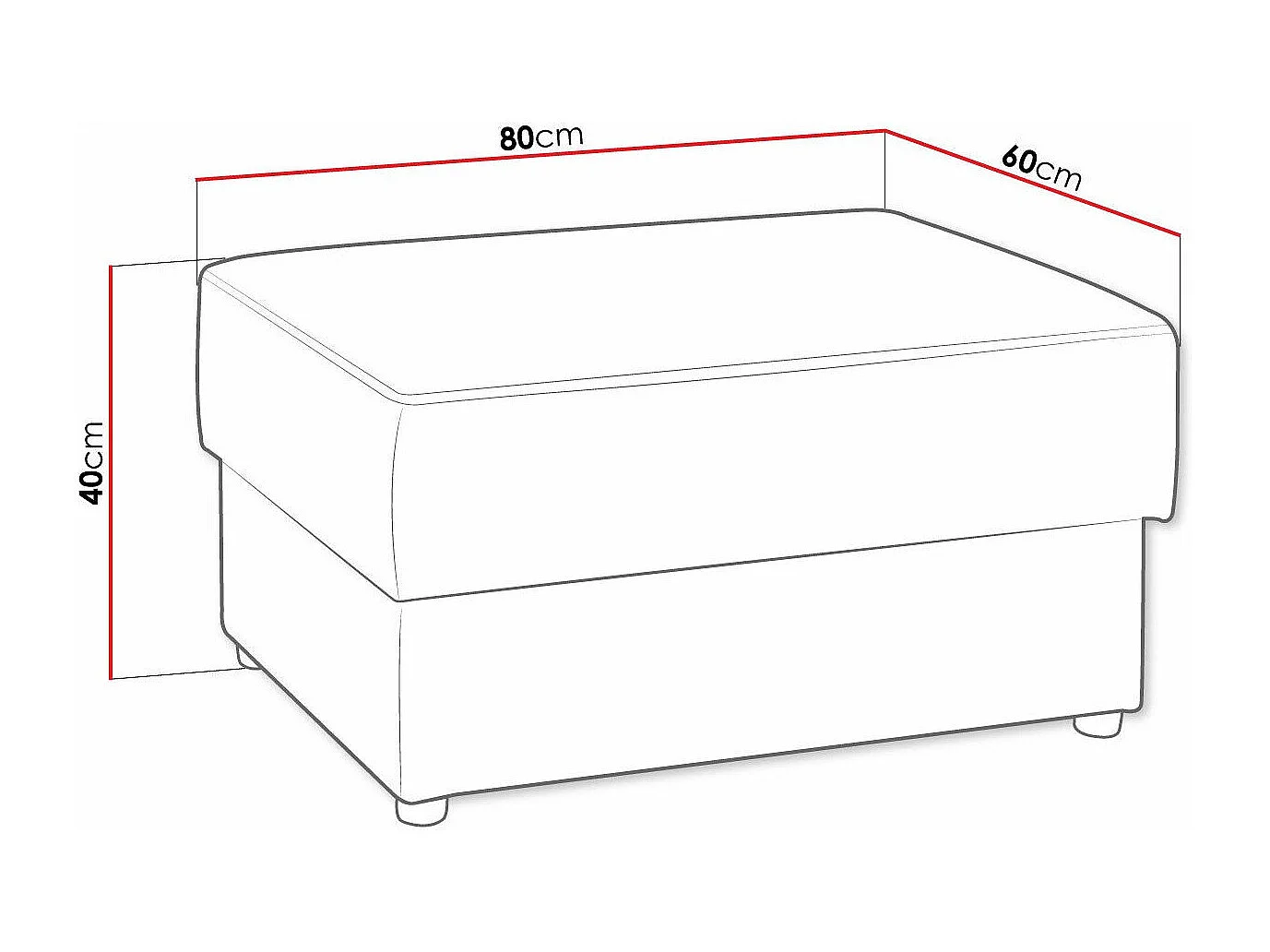 Canapé d'angle Providence 120, Gris, 209x188x84cm