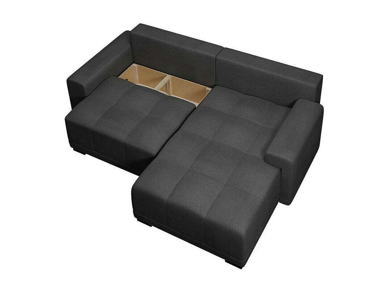 Canapé d&#039;angle Columbus 183, Gris, Disponible, 237x180x75cm