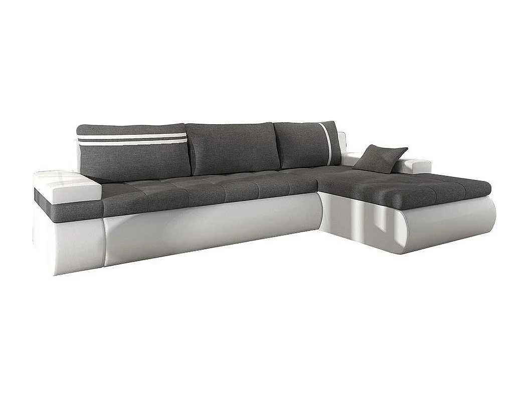 Sofá rinconero Temple 100, Gris, Función de descanso, Almacenaje, 300x182x90cm