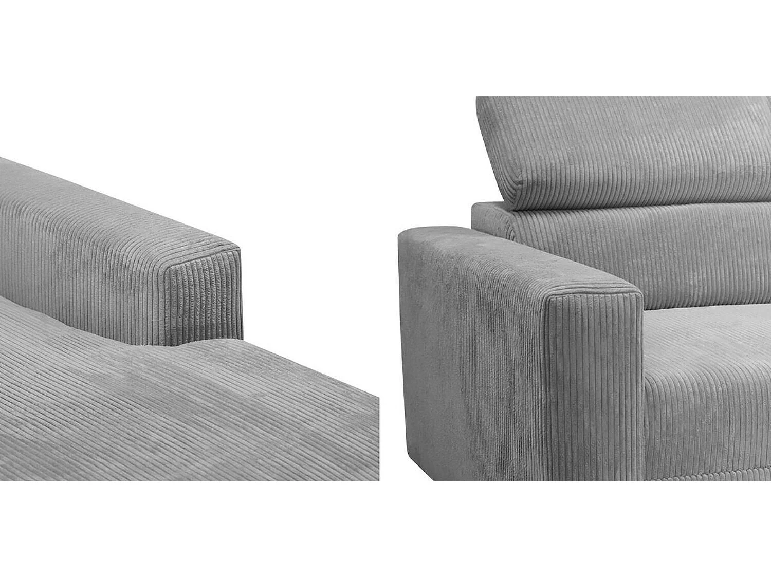 Canapé d'angle Columbus 191, Jaune, Fonction de couchage, Boîte de literie, 236x172x82cm