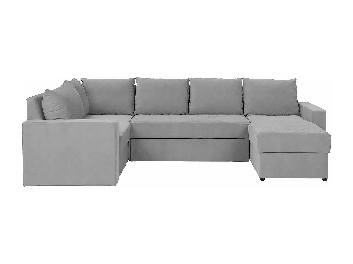 Sofá rinconero Providence 144, Gris, Función de descanso, Almacenaje, 300x188x89cm