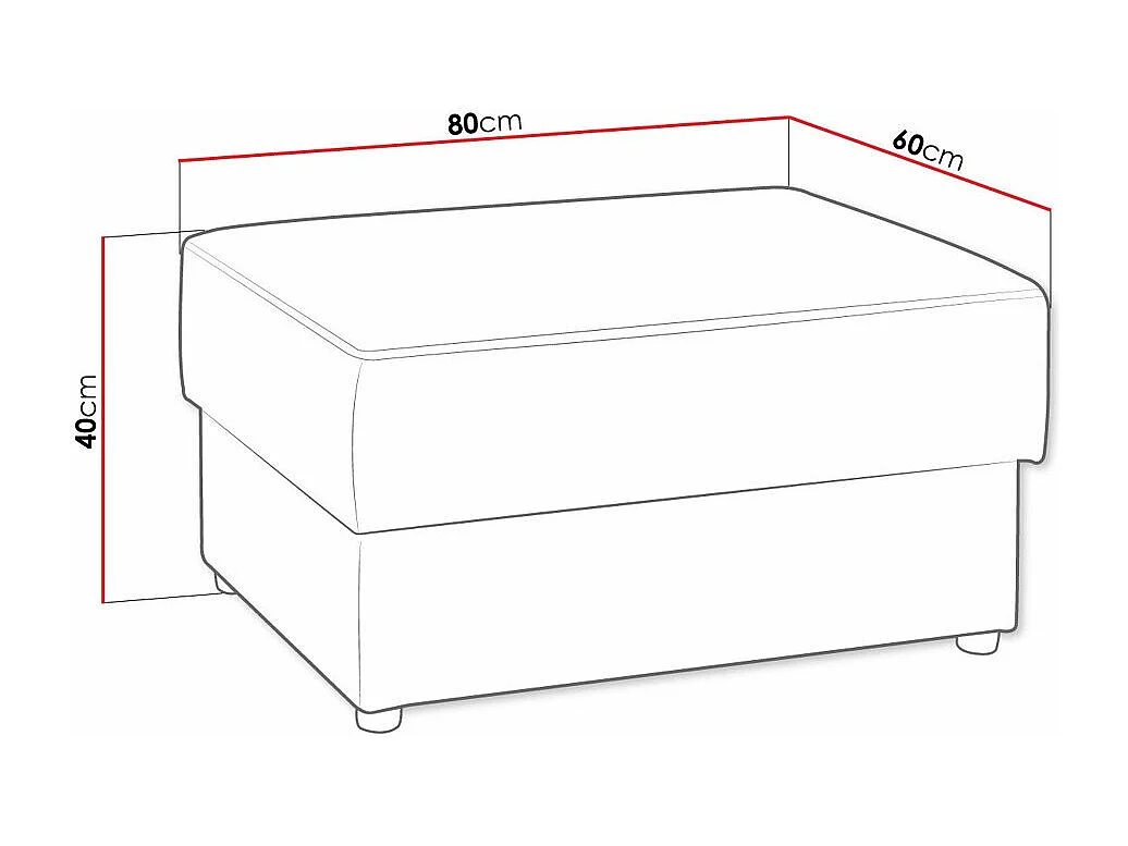 Canapé d'angle Providence 120, Gris, 209x188x84cm