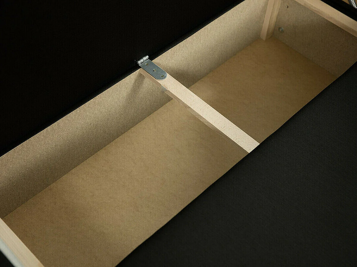 Canapé d'angle Comfivo 135, Bleu, Fonction de couchage, Boîte de literie, 238x147x80cm