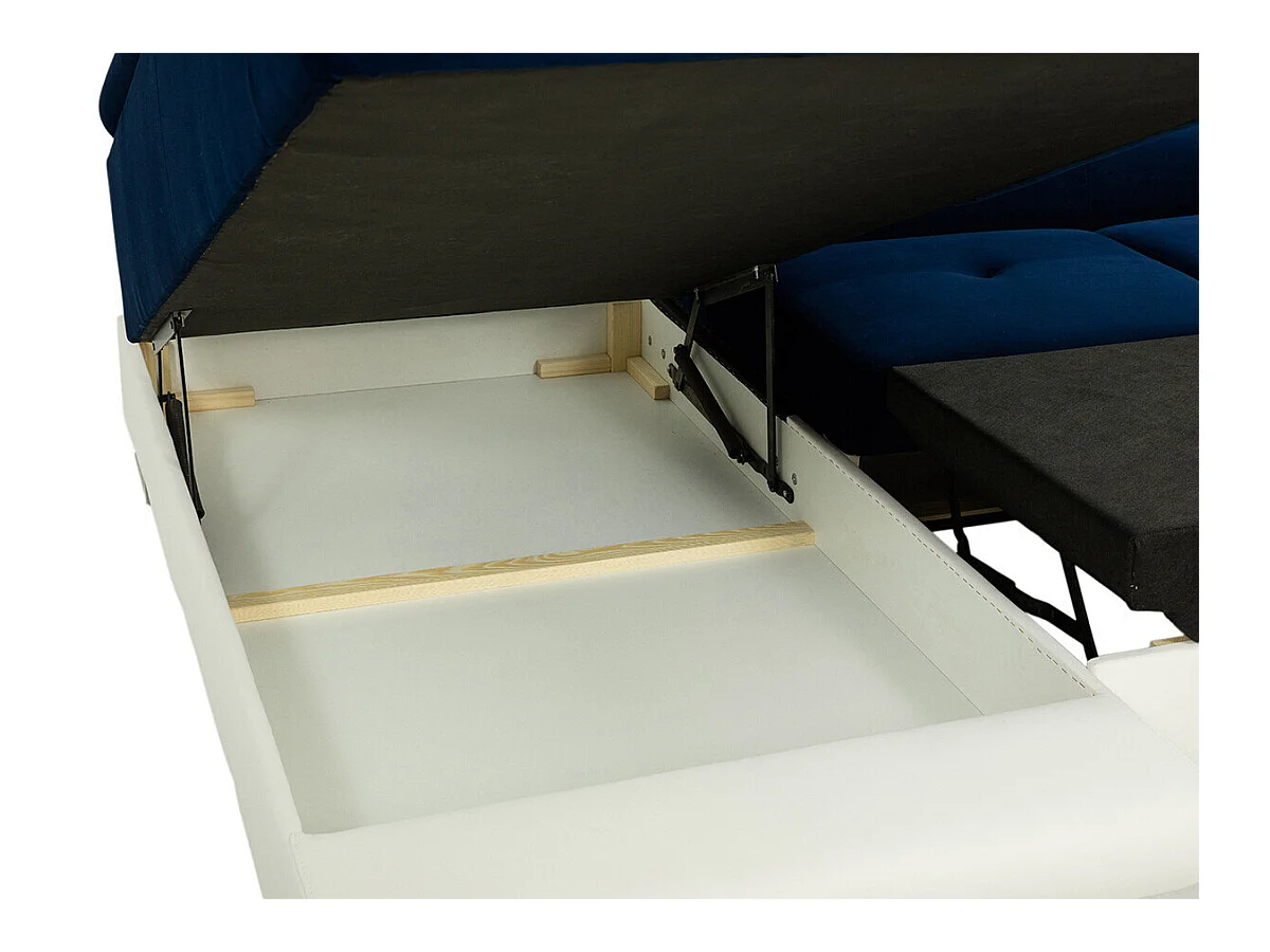 Canapé d'angle Comfivo 166, Brun clair, Fonction de couchage, Boîte de literie, 270x202cm