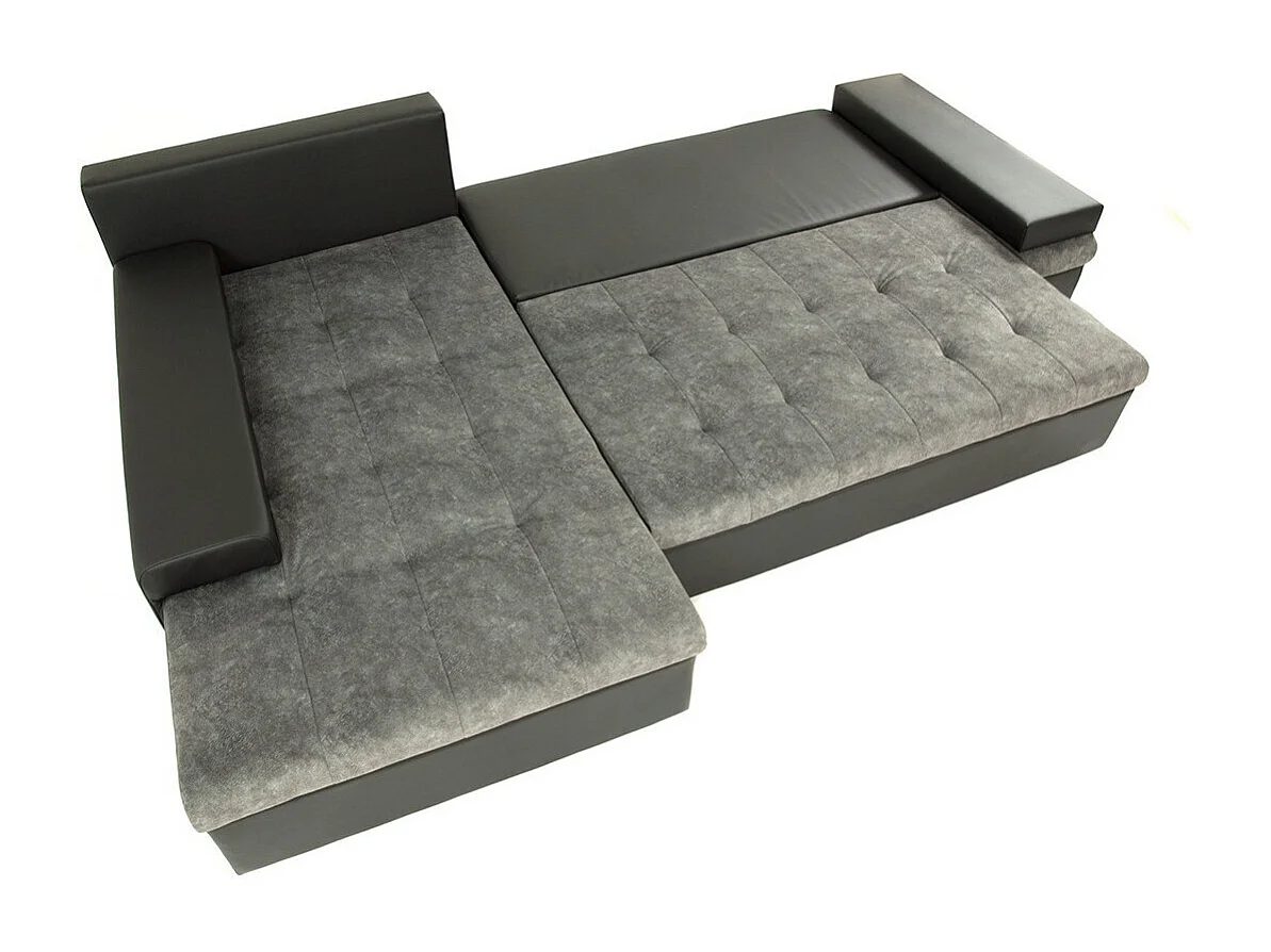 Canapé d'angle Comfivo Olivetum I, Bleu, Disponible, 274x182x83cm