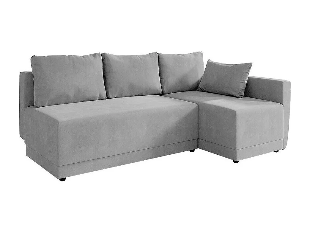 Canapé d'angle Columbus 149, Gris, Disponible, 210x135x85cm