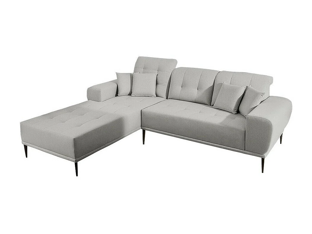 Sofá de canto Providence 153, Cinzento, Funcionalidade de dormir