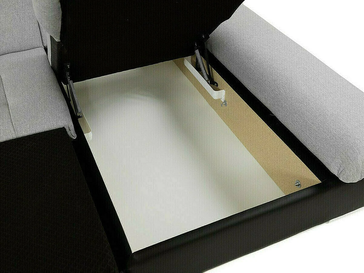 Divano angolare Comfivo 152, Grigio, Con, 278x161x76cm