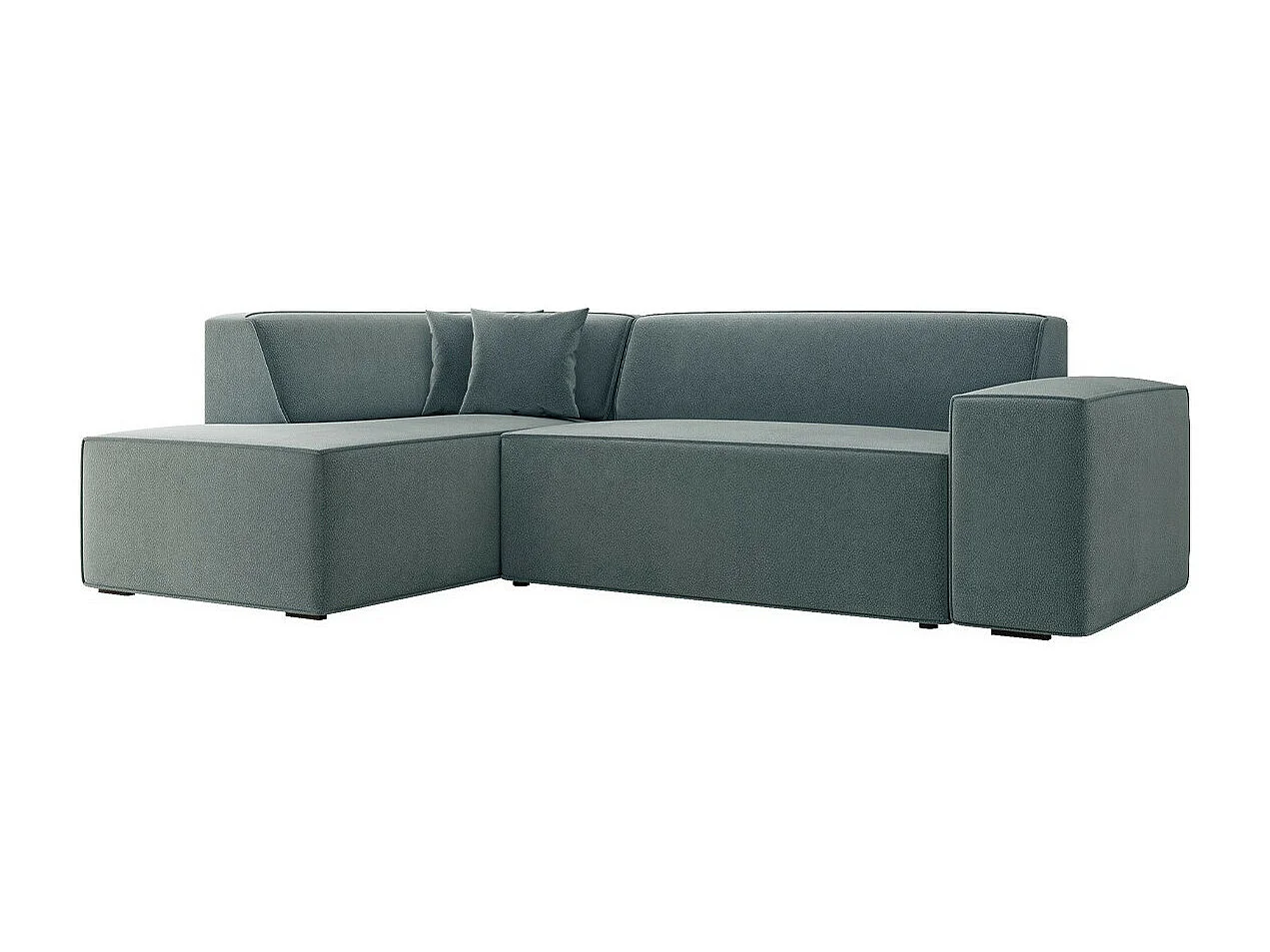 Sofá rinconero Comfivo 289, Gris, 267x205x73cm