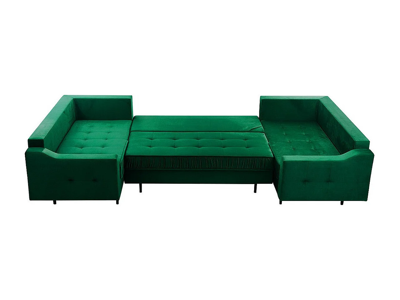 Sofá de canto Kingsport 114, Vermelho, Funcionalidade de dormir