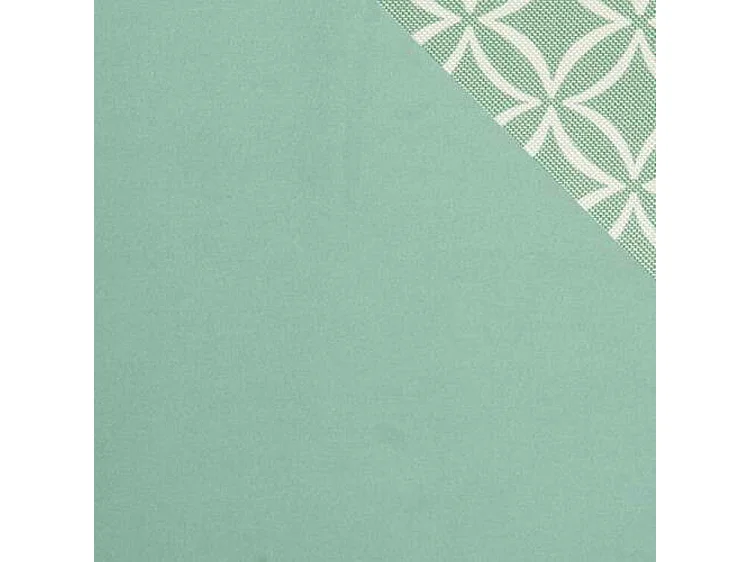 Canapé d'angle convertible 3 places en tissu turquoise