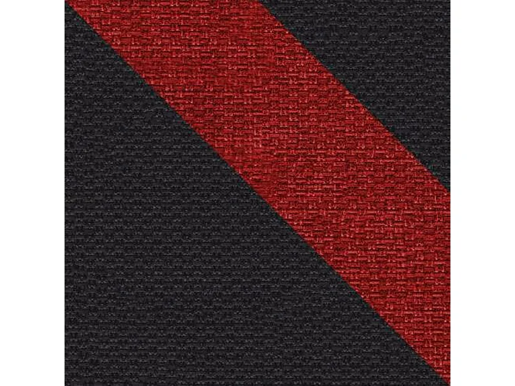 Sofá rinconero Memphis 111, Rojo, Función de descanso, Almacenaje, 276x131x79cm