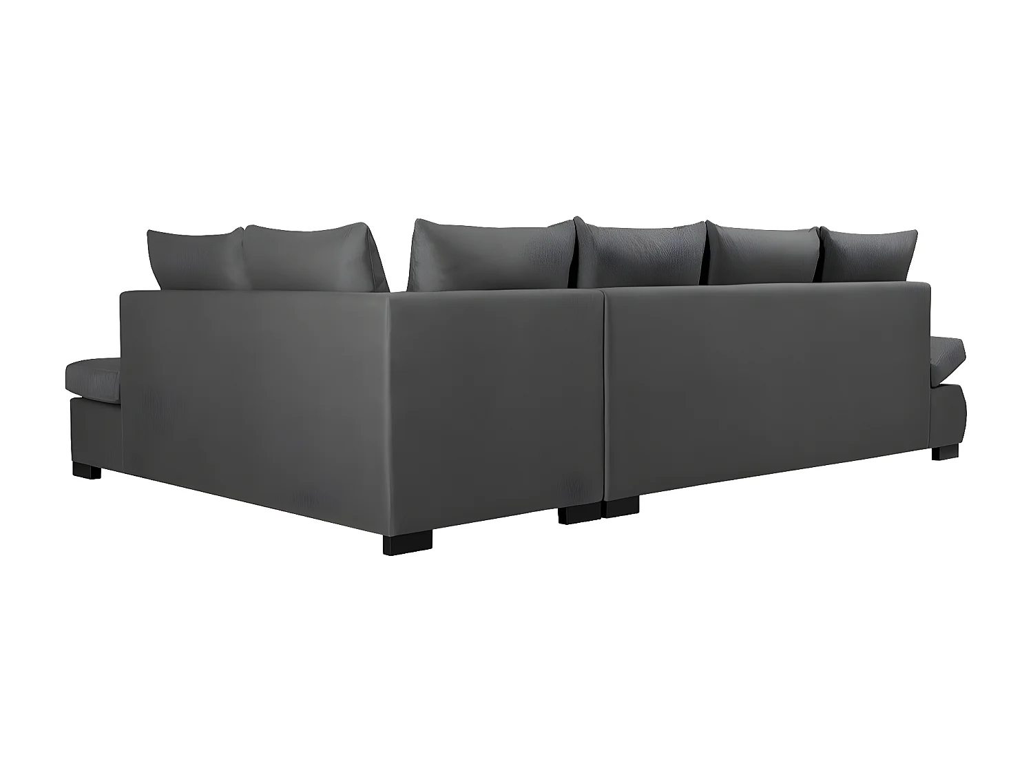 Canapé d'angle Kingsport 105, Gris, 320x223x95cm