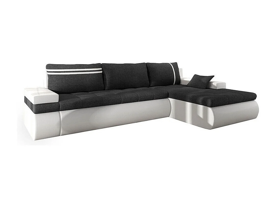 Sofá rinconero Temple 100, Gris, Función de descanso, Almacenaje, 300x182x90cm