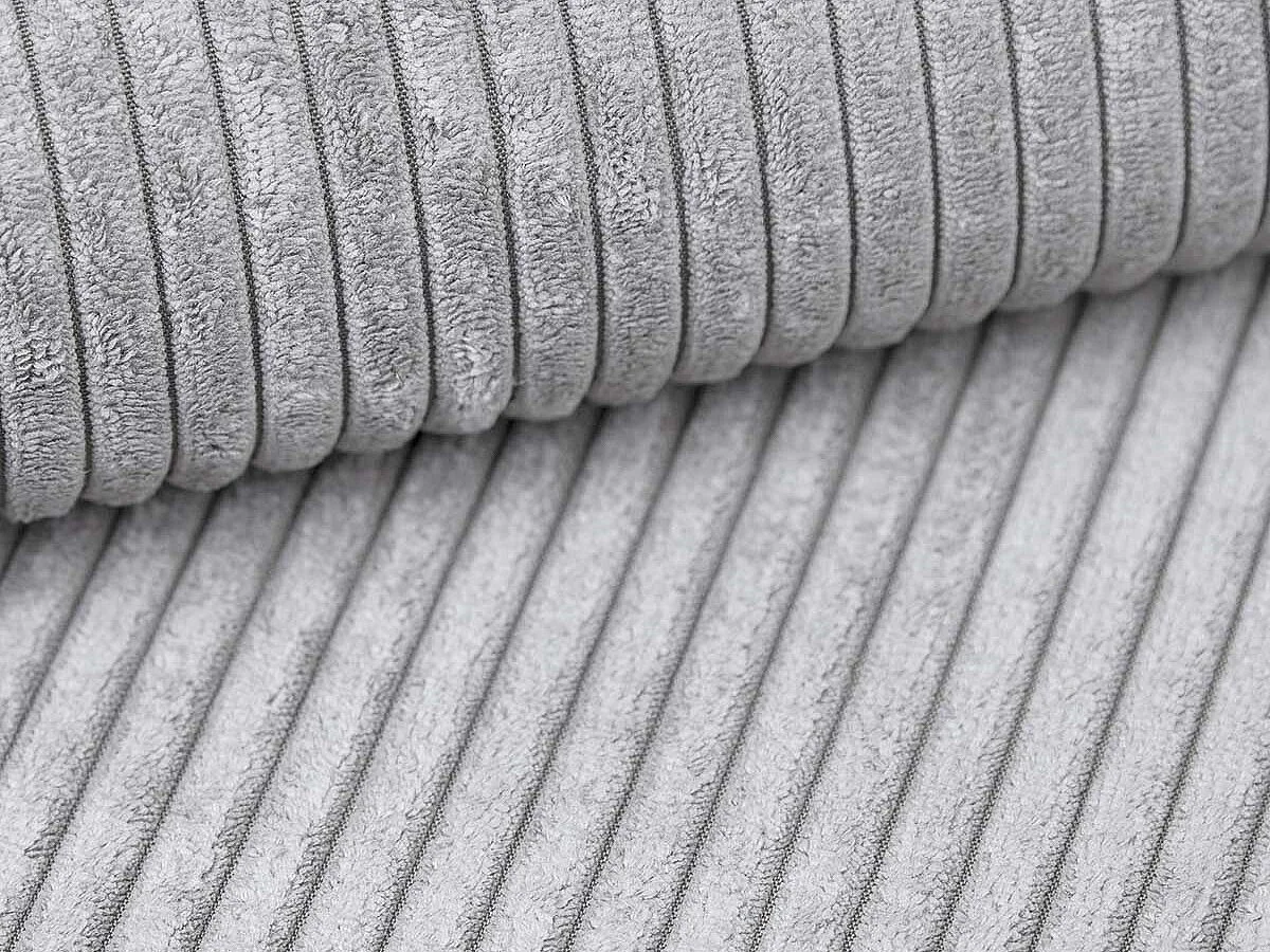 Canapé d'angle Comfivo Ruta, Gris clair, Disponible, 345x202x71cm