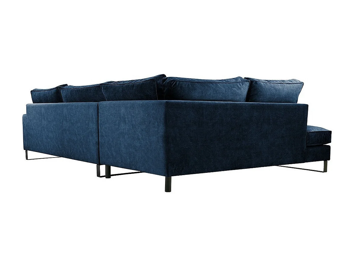 Sofá rinconero Kingsport 111, Azul, 314x224x90cm