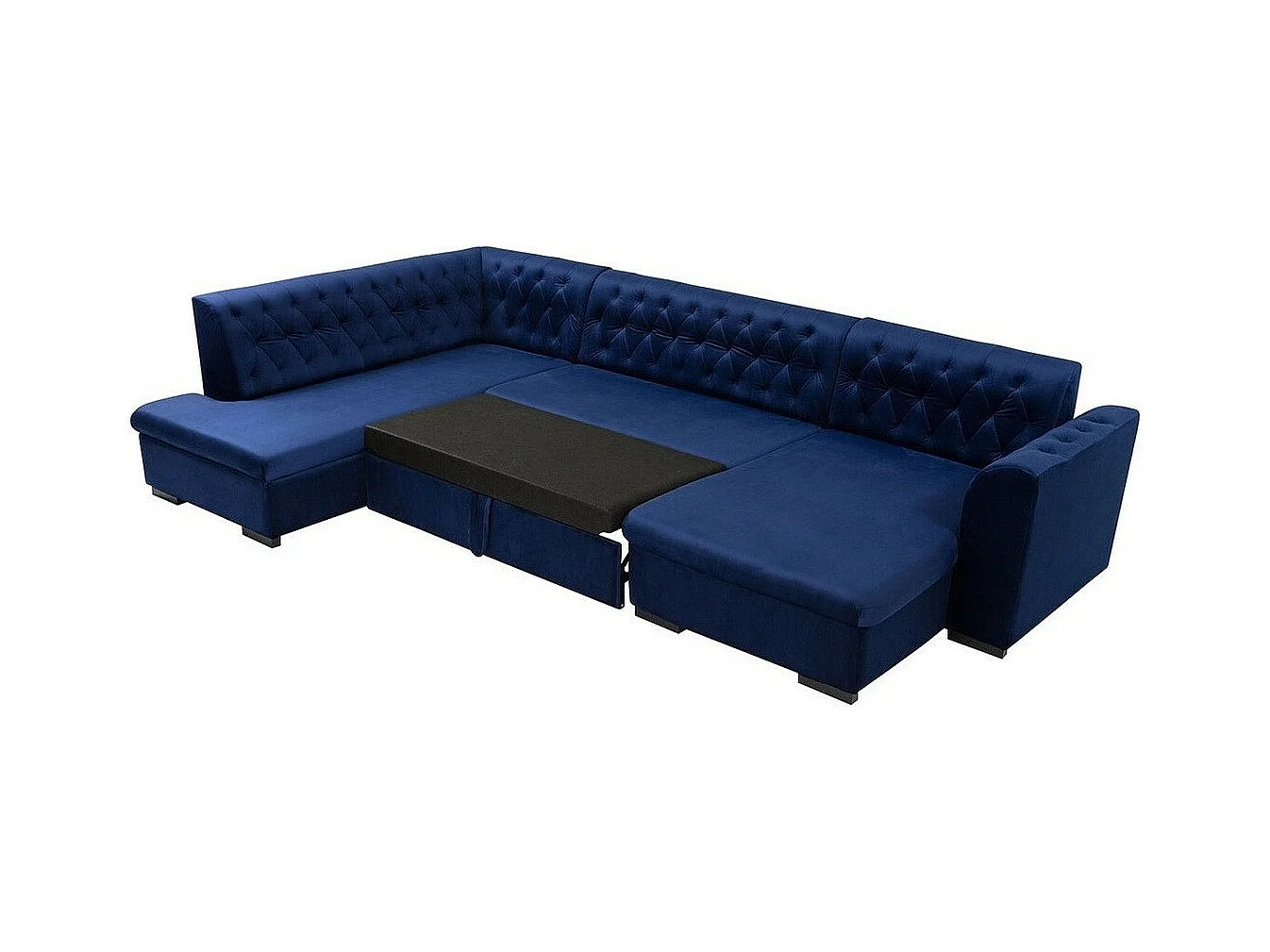 Divano angolare Comfivo 269, Grigio, Con, 345x205x82cm