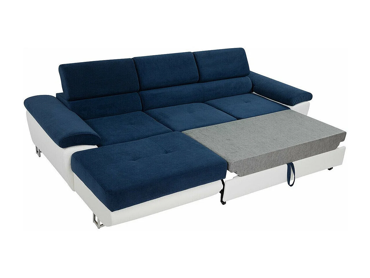 Canapé d'angle Comfivo 192, Marron, Fonction de couchage, Boîte de literie, 275x170x71cm