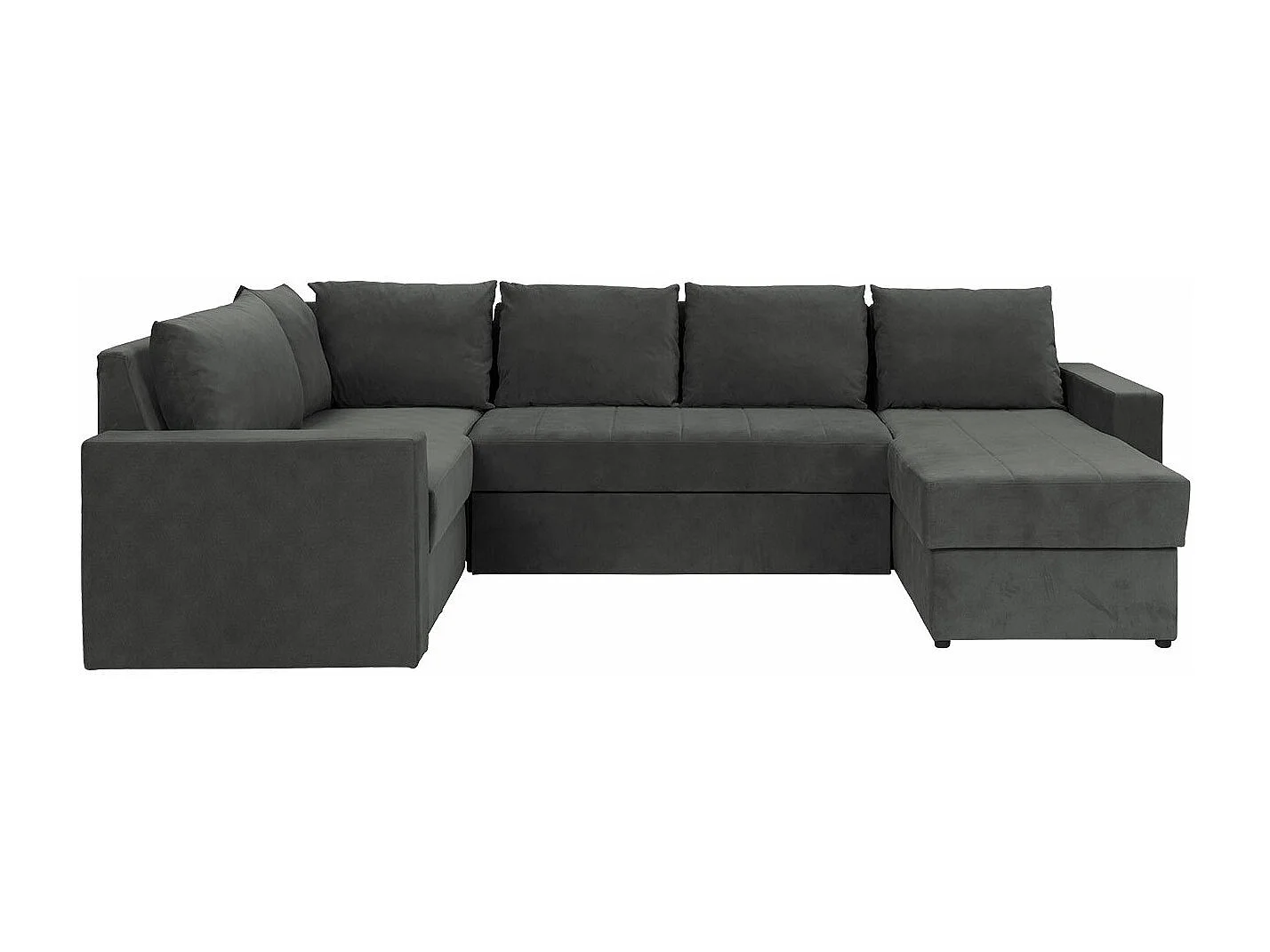 Canapé d'angle Providence 144, Gris, Fonction de couchage, Boîte de literie, 300x188x89cm