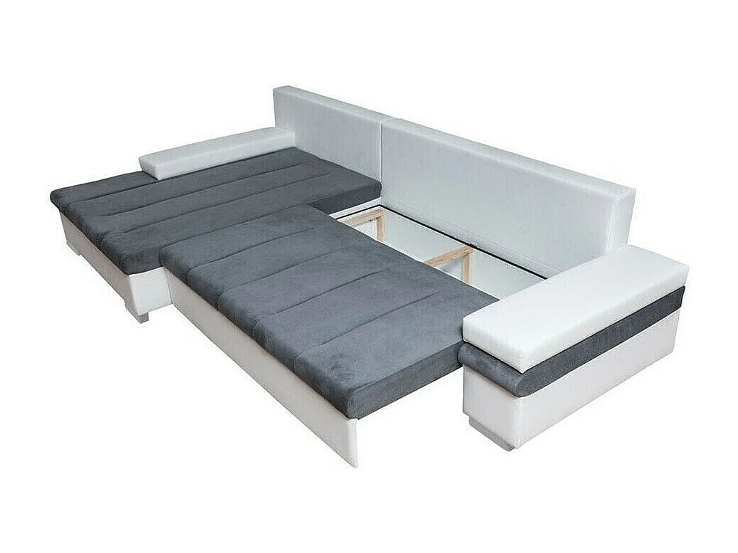 Divano angolare Comfivo 113, Nocciola, Con, 310x175x83cm