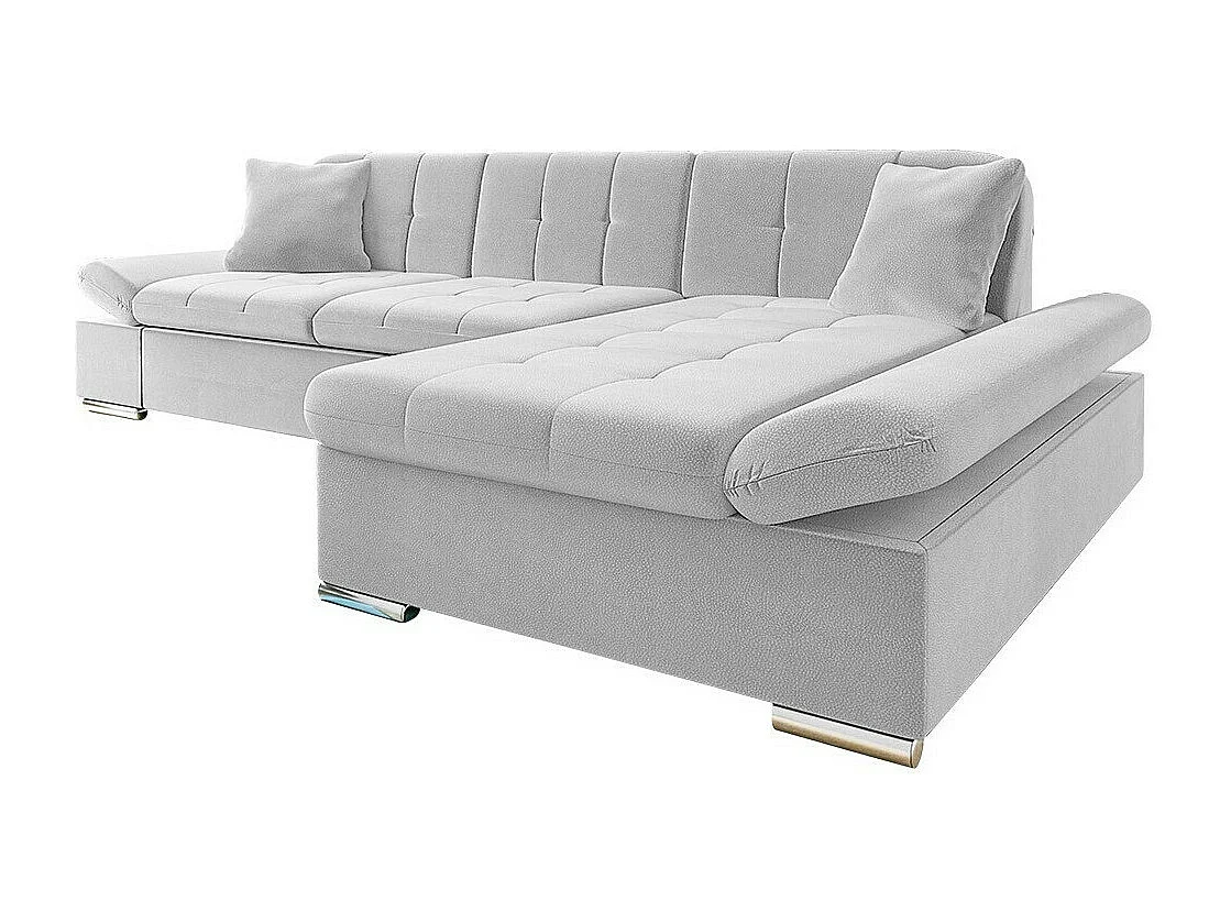 Sofá rinconero Comfivo 219, Gris, 278x161x76cm